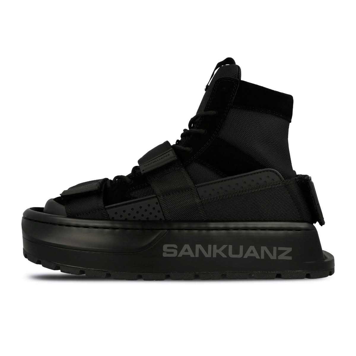 Sankuanz SneakerSandal Black Sandals Detail view 3 | Gate