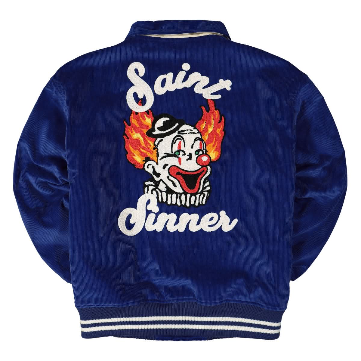 Saint Michael Corduroy Jacket Blue Detail view 2 | Gate