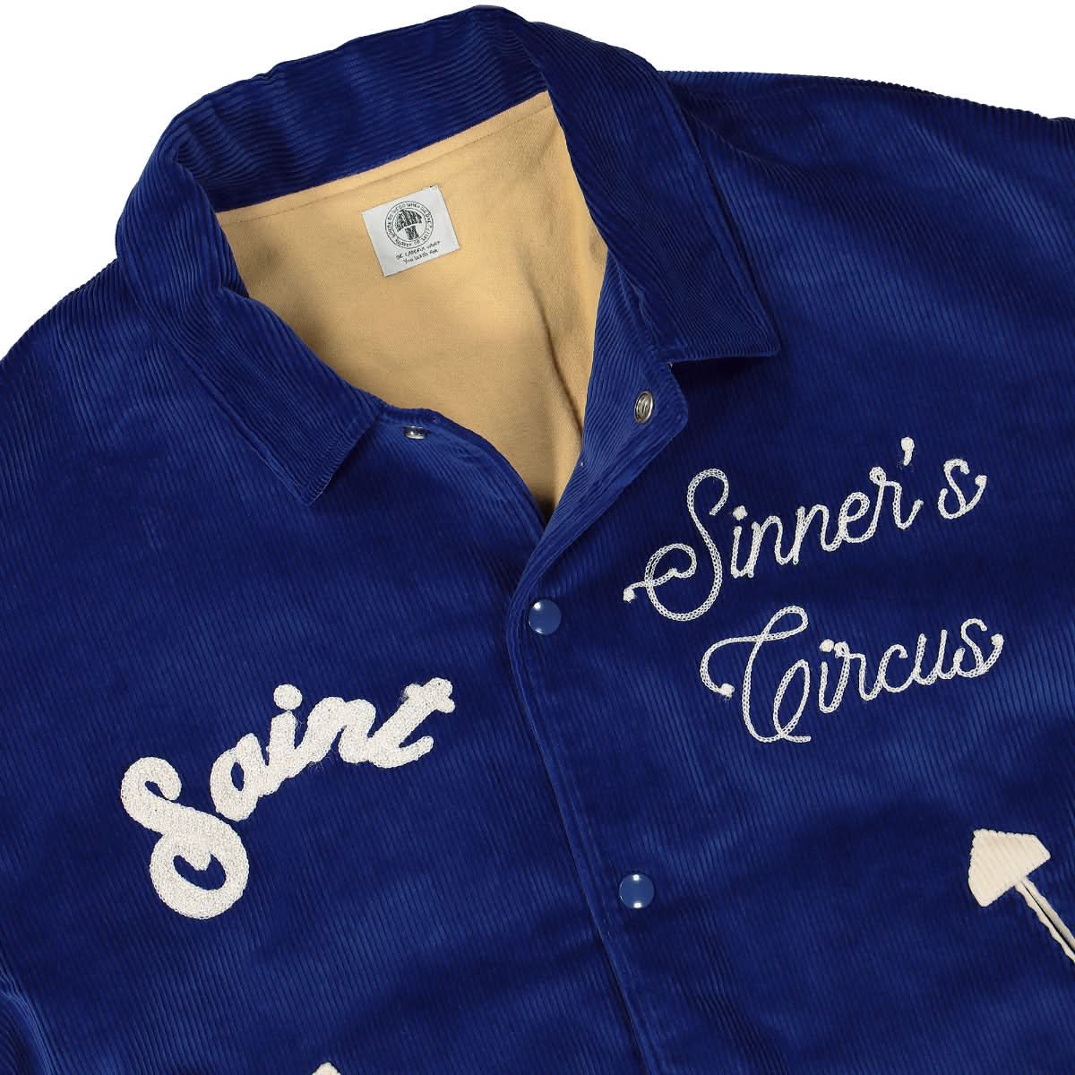 Saint Michael Corduroy Jacket Blue Detail view 3 | Gate
