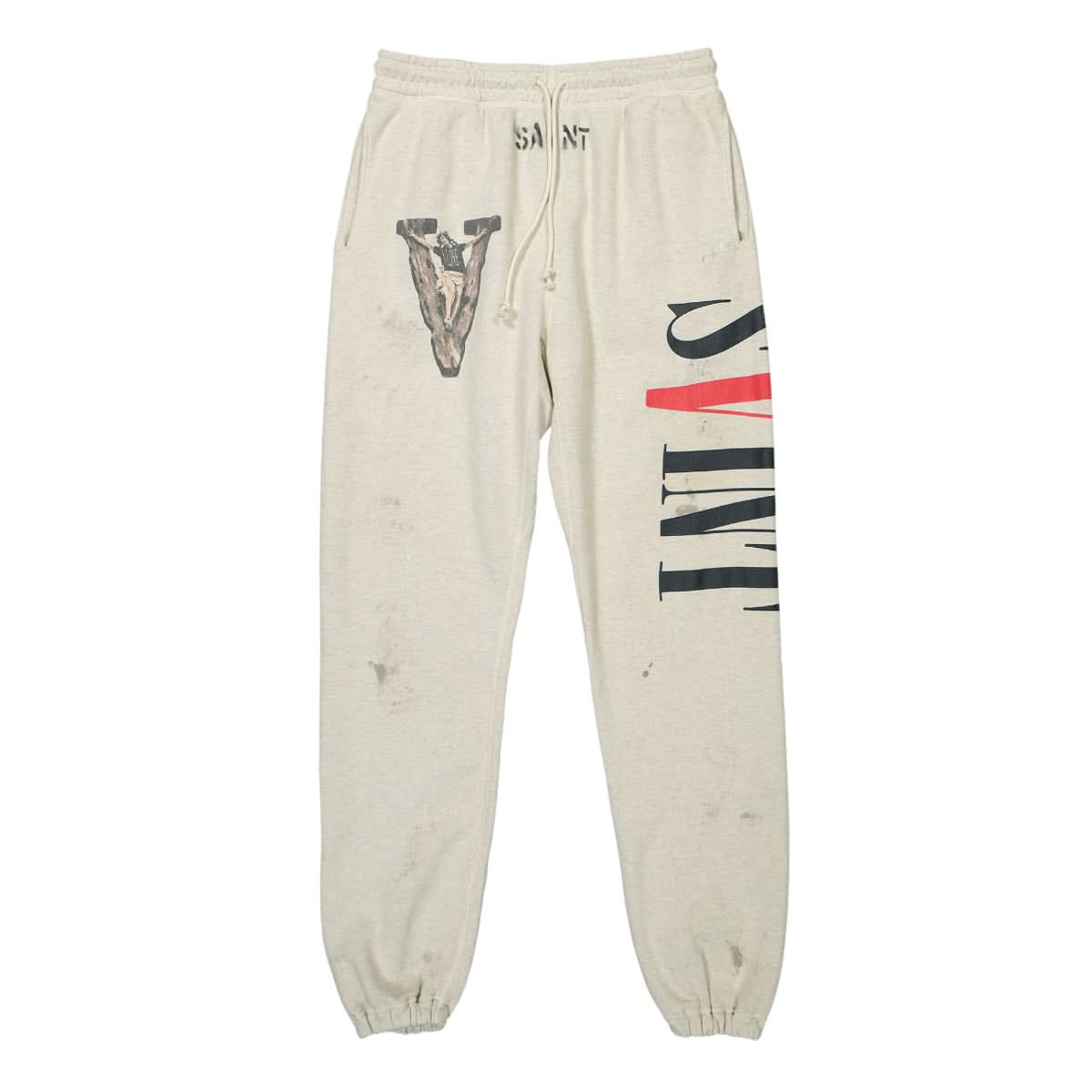 Saint Michael Sweat Pants Grey Detail view 1 | Gate