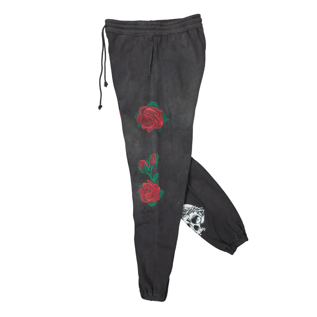 Saint Michael Sweat Pants Black Detail view 3 | Gate