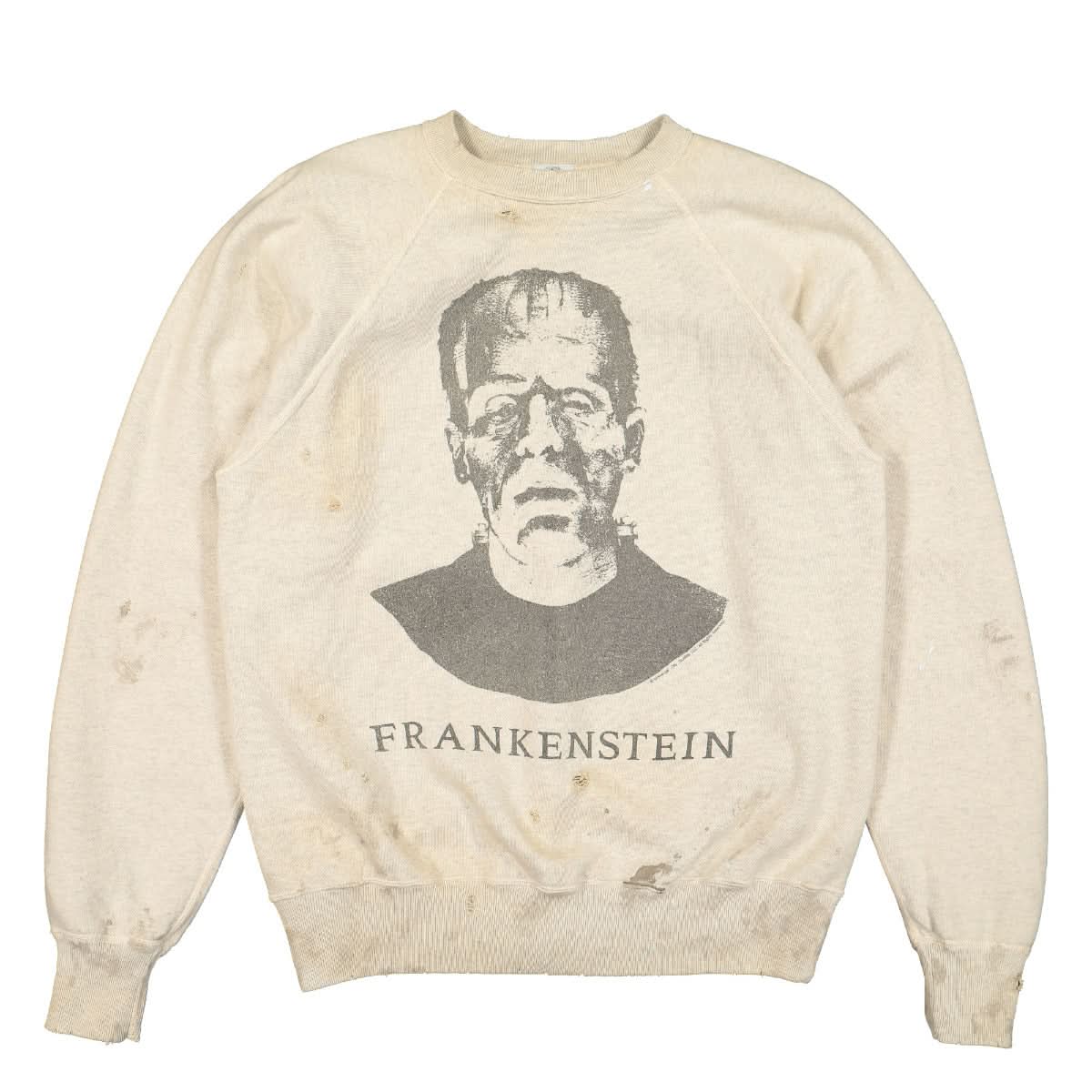 Saint Michael Frankenstein Sweatshirt Grey Detail view 1 | Gate