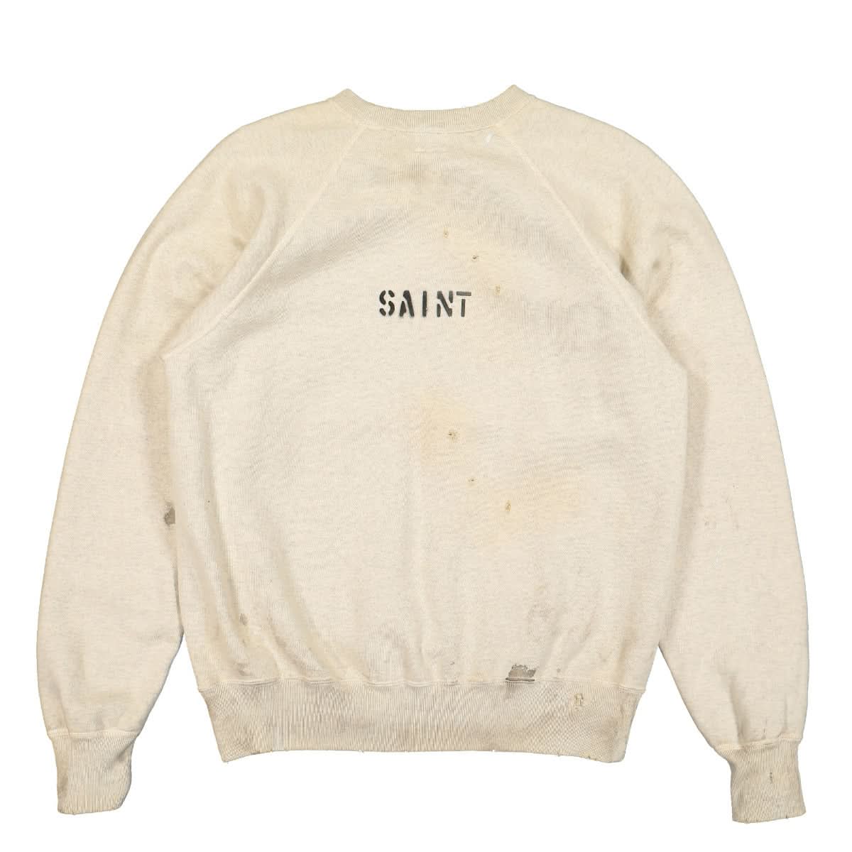 Saint Michael Frankenstein Sweatshirt Grey Detail view 2 | Gate