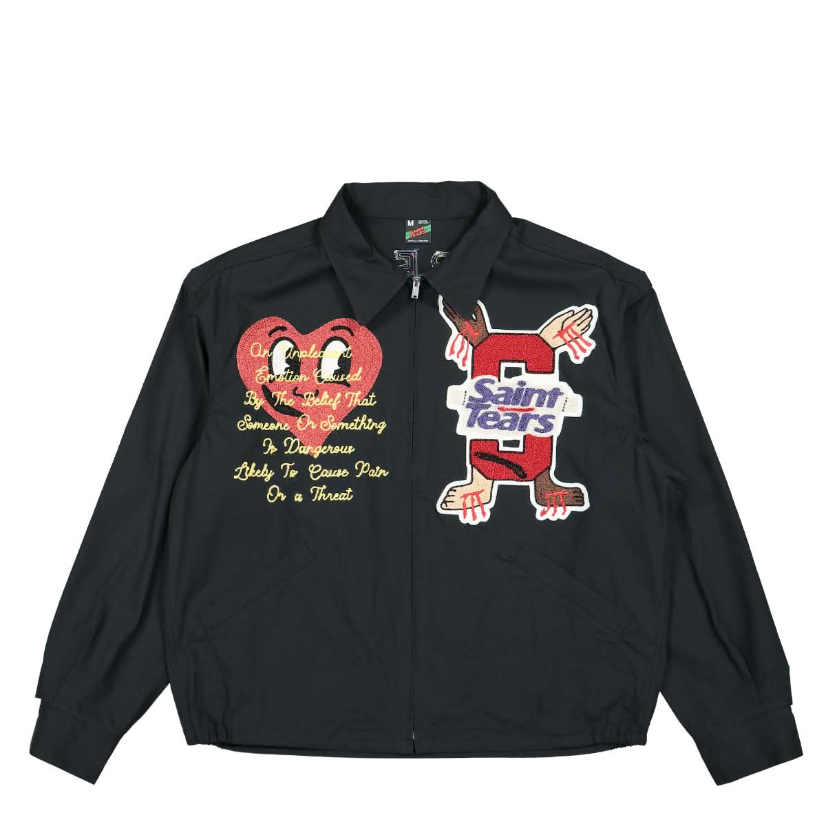 Saint Michael Drizzling Jacket Black Detail view 1 | Gate