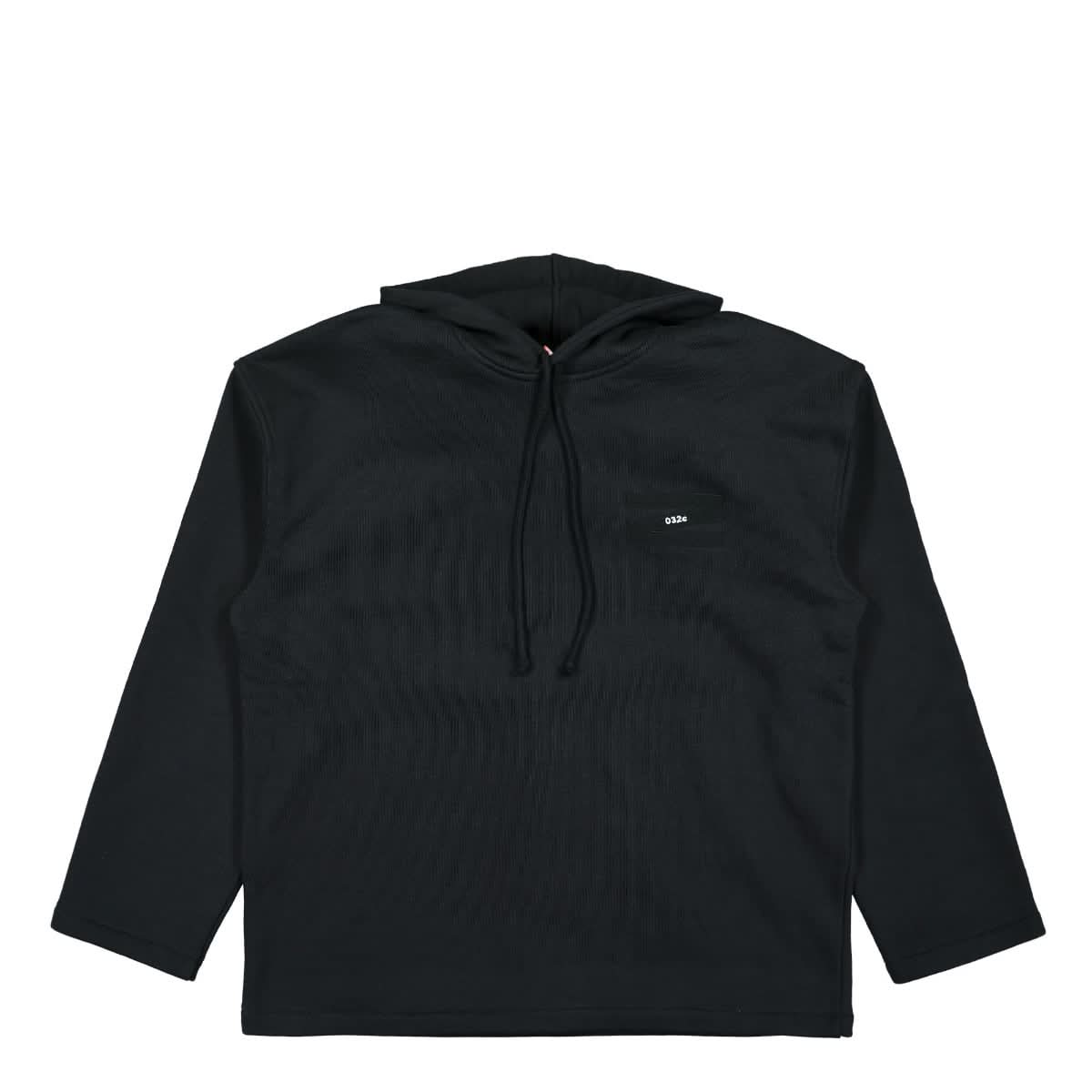 032c Boxi Hoodie Black Detail view 1 | Gate