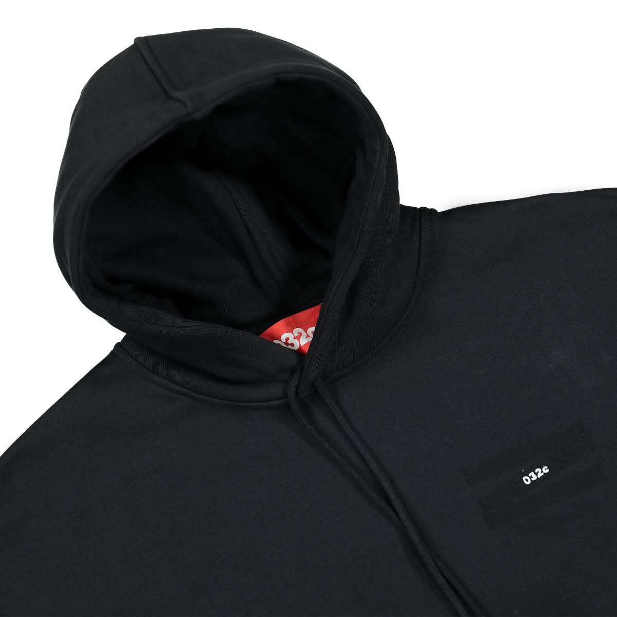 032c Boxi Hoodie Black Detail view 3 | Gate