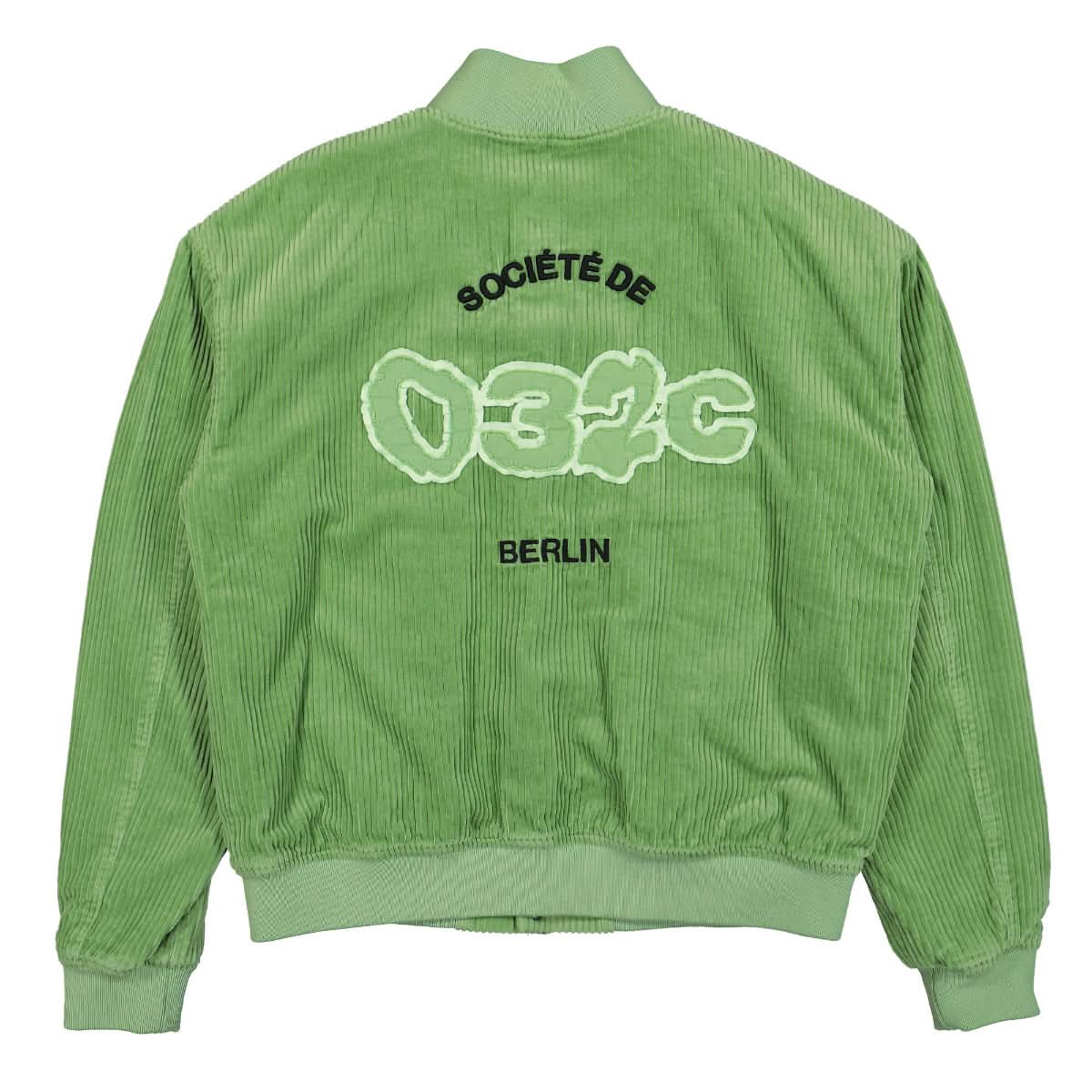 032c Washed Corduroy College Jacket Green Detail view 1 | Gate