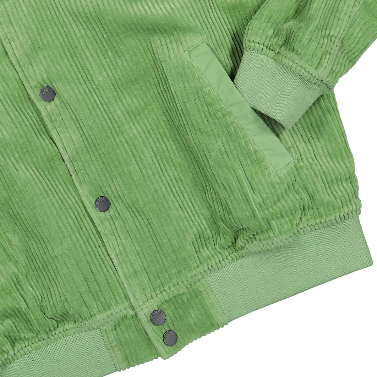032c Washed Corduroy College Jacket Green Detail view 4 | Gate