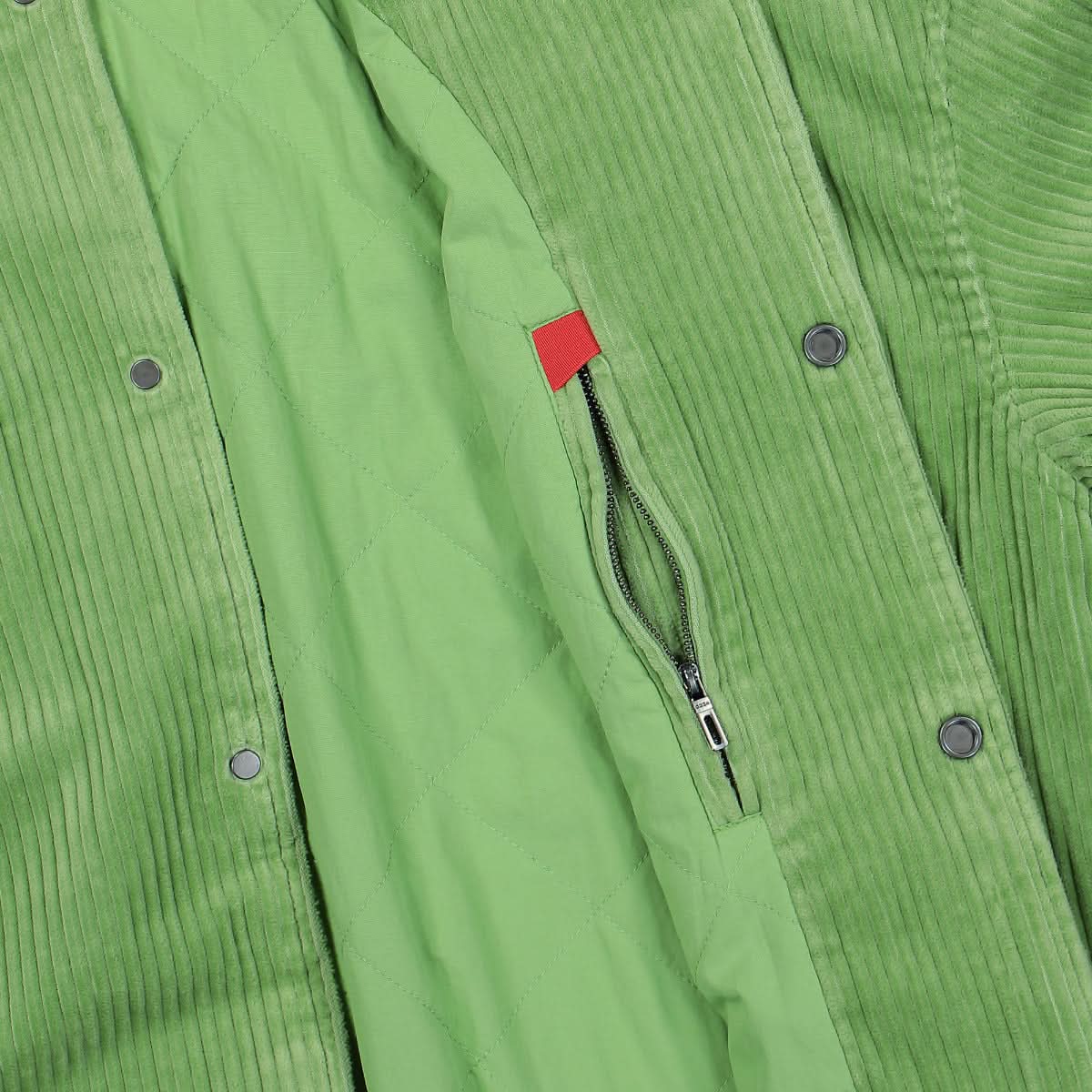 032c Washed Corduroy College Jacket Green Detail view 5 | Gate