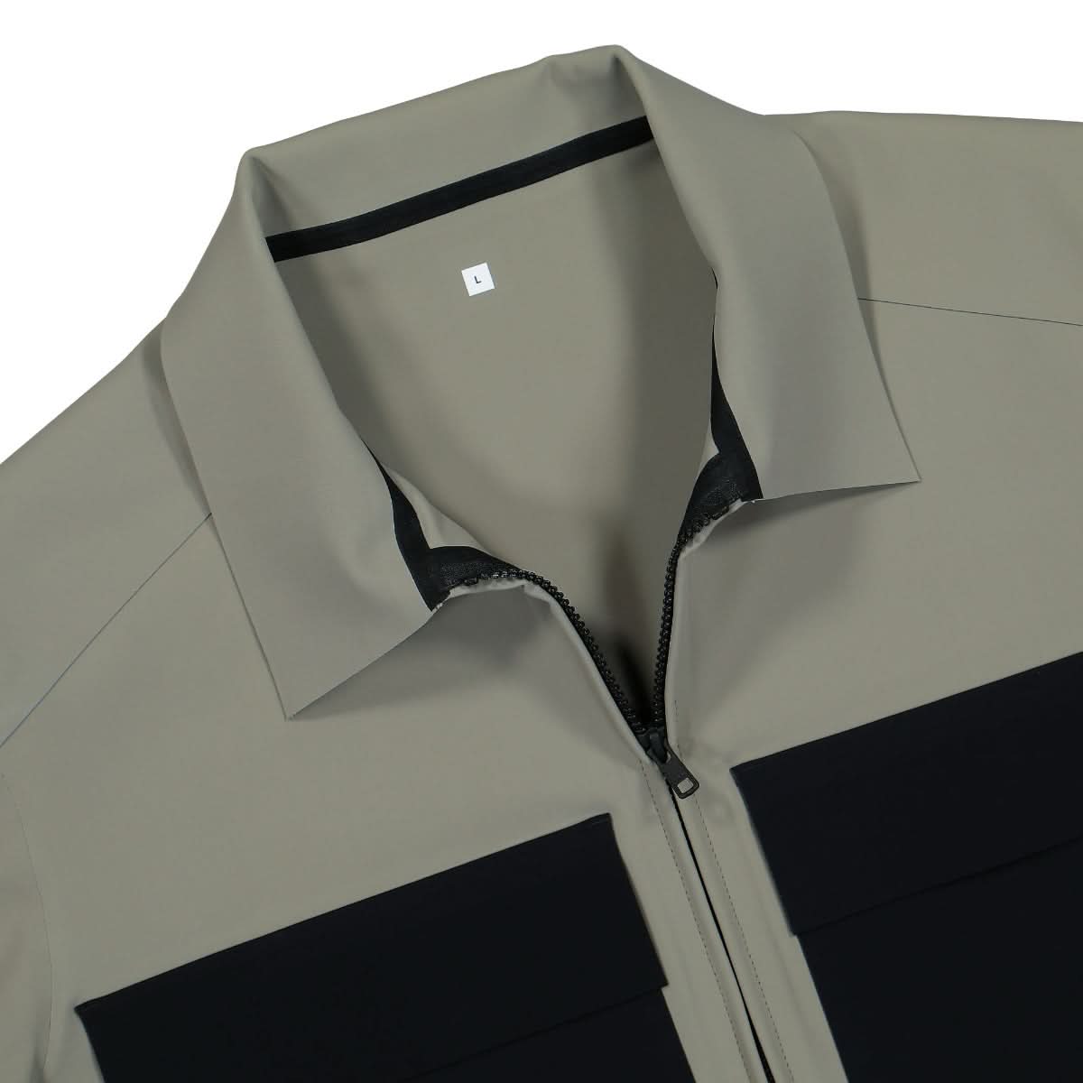 GR10K Eurojersey Bonded Blouson Grey Detail view 3 | Gate