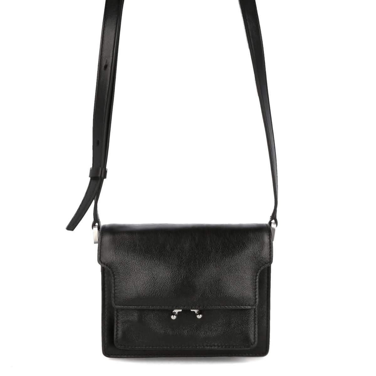 Marni Trunk Soft Mini Bag Black Detail view 1 | Gate