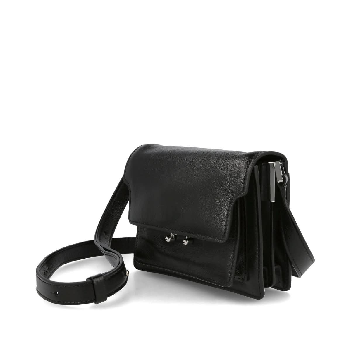 Marni Trunk Soft Mini Bag Black Detail view 2 | Gate