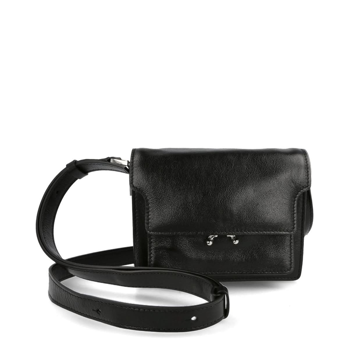 Marni Trunk Soft Mini Bag Black Detail view 3 | Gate