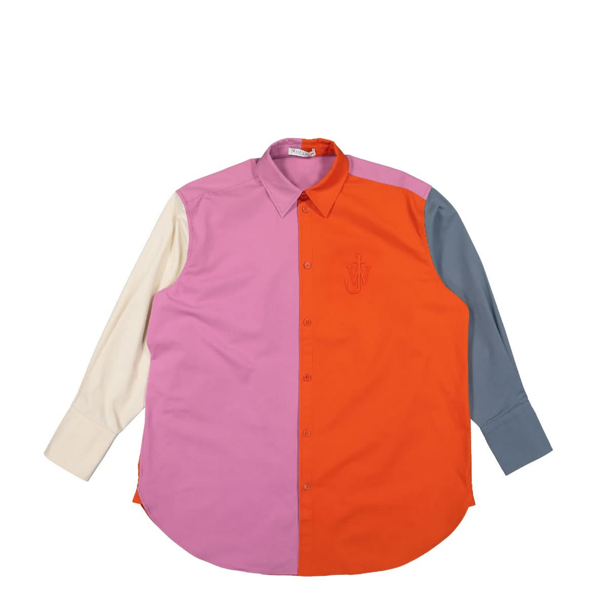 JW Anderson Colour Block Overshirt Multicolor Detail view 1 | Gate