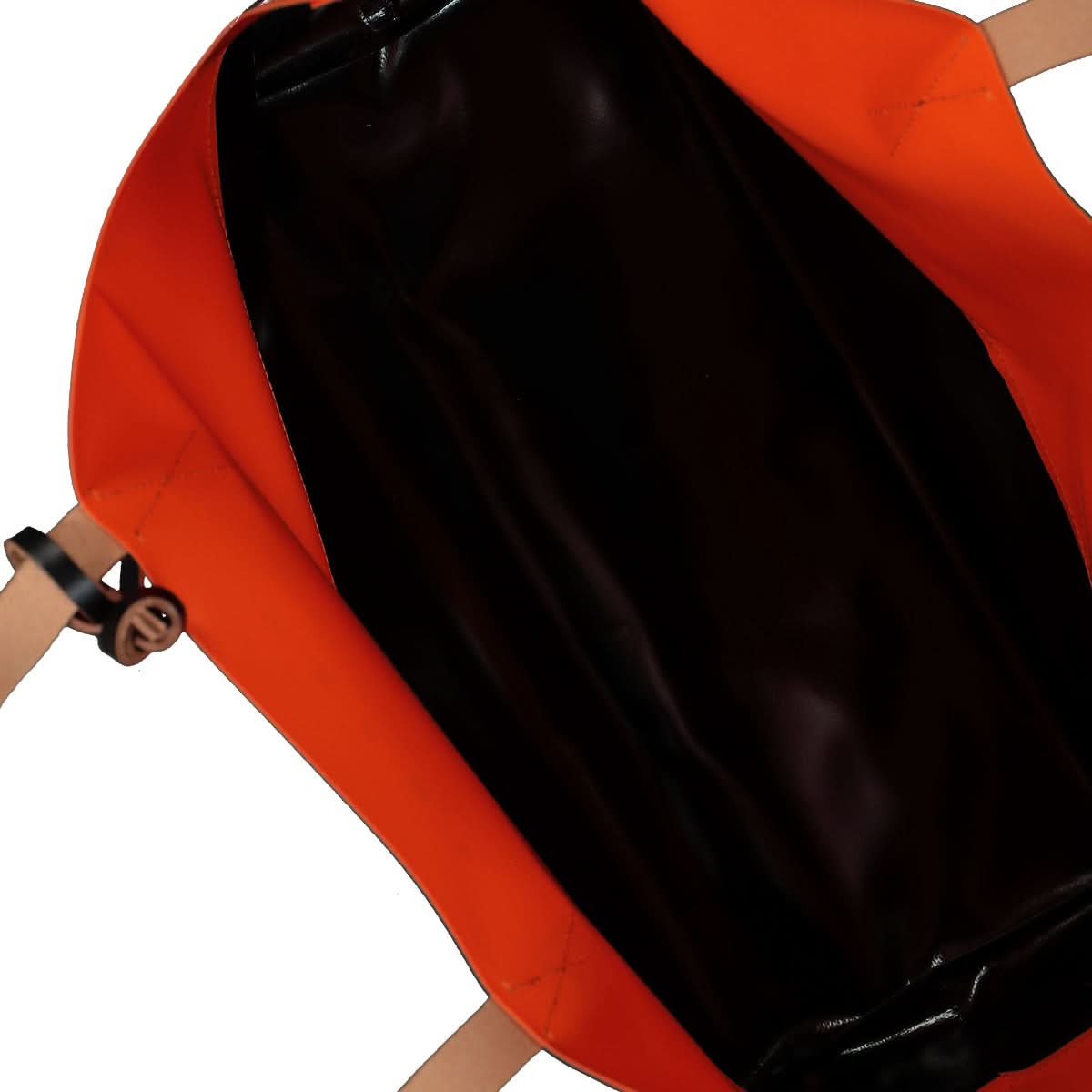 Marni Tribeca Shopping Bag Black,Orange Detail view 4 | Gate