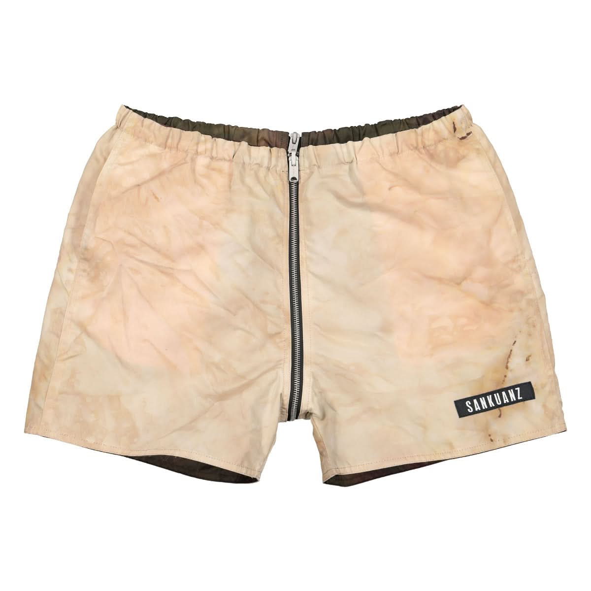 Sankuanz Reversible Shorts Beige,Olive Detail view 3 | Gate
