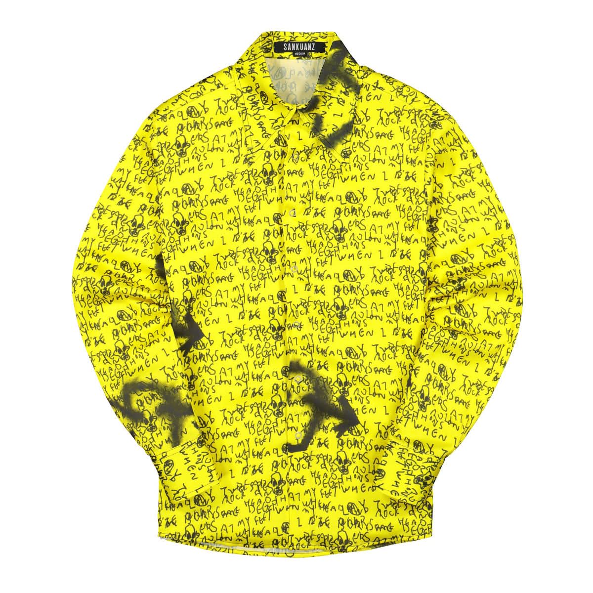 Sankuanz Long Sleeve Shirt Yellow Detail view 1 | Gate