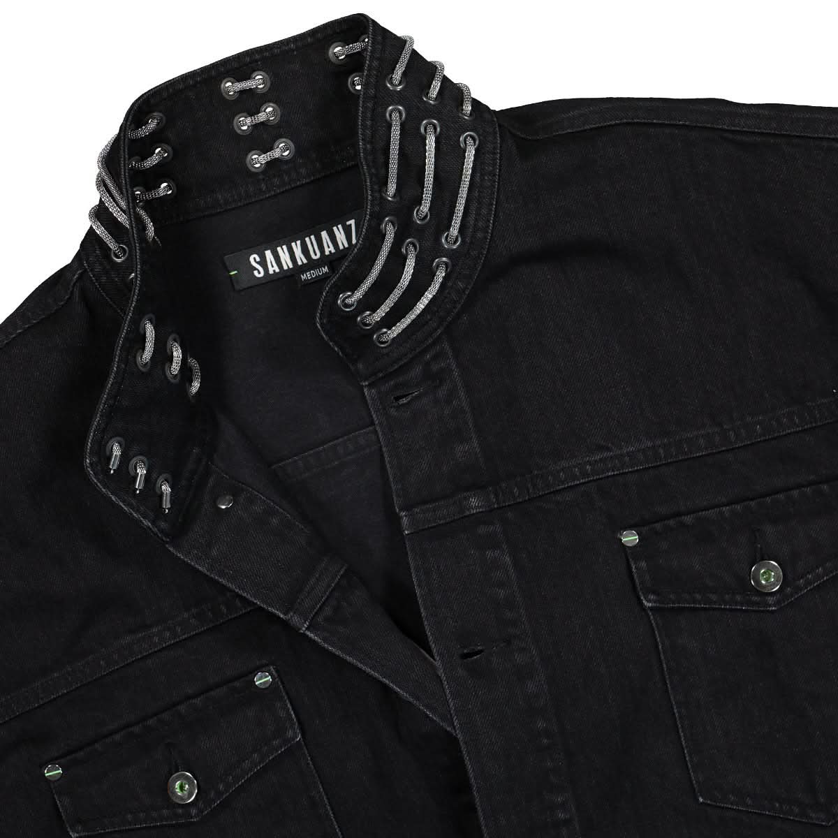 Sankuanz Jacket Black Detail view 3 | Gate