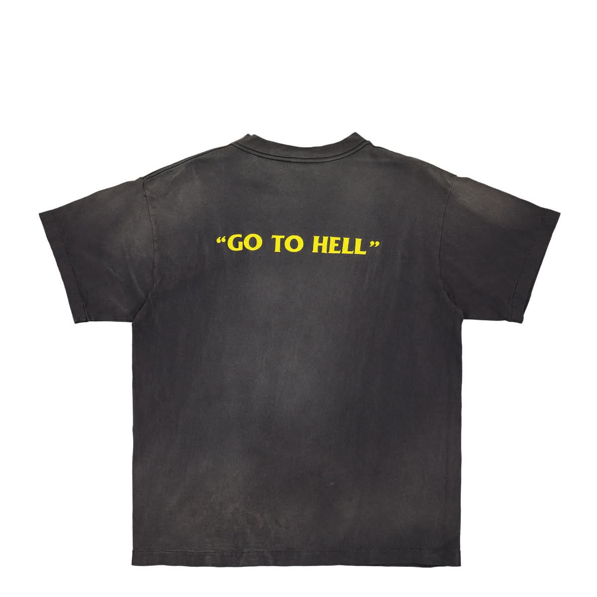 Saint Michael Go To Hell Tee Black Detail view 2 | Gate