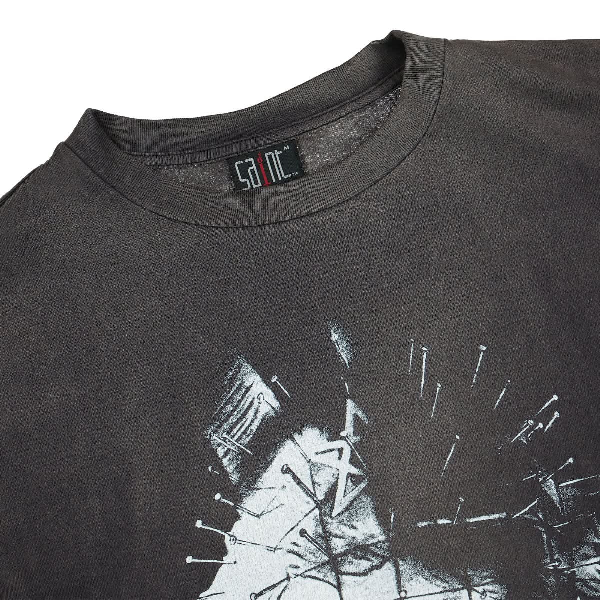Saint Michael Go To Hell Tee Black Detail view 3 | Gate