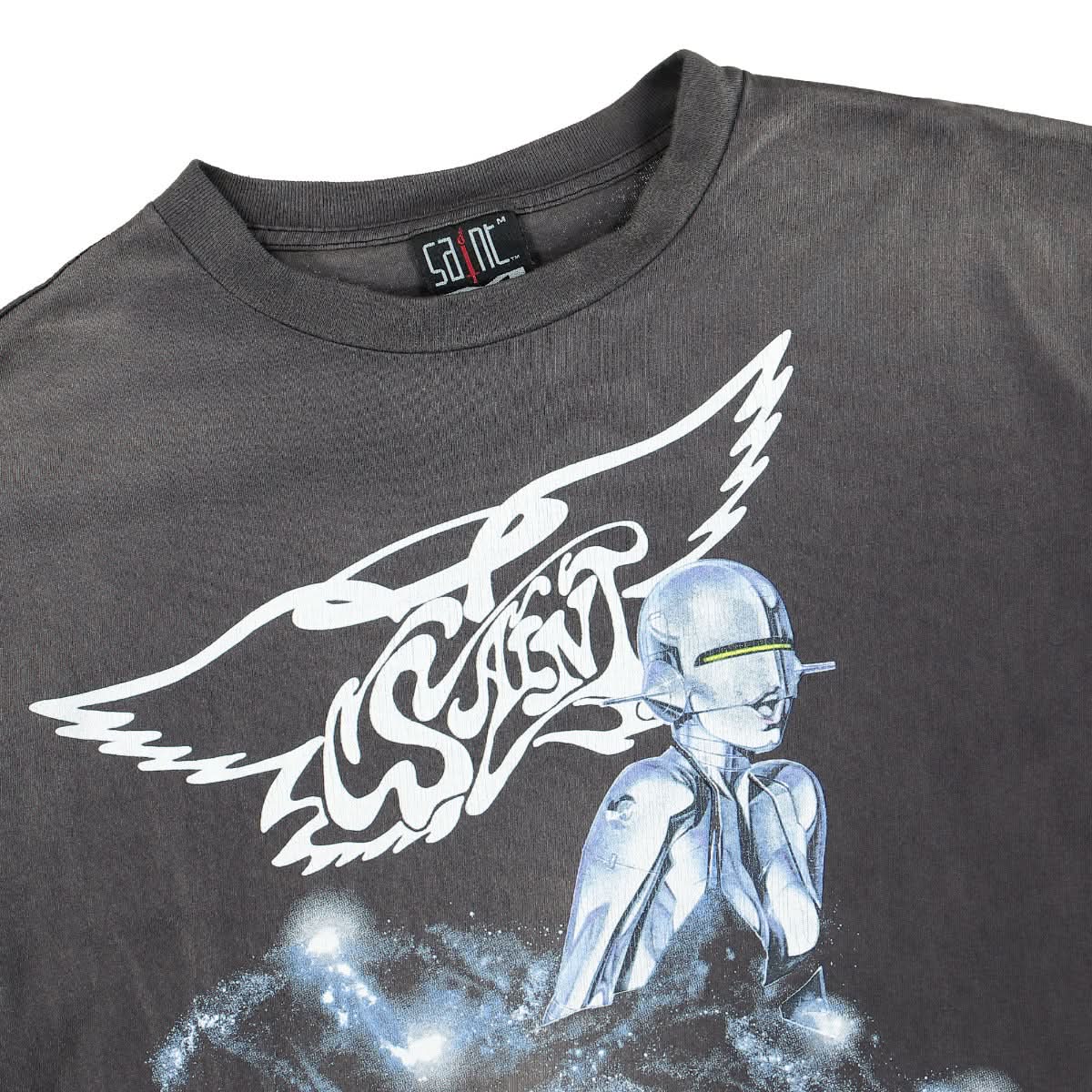 Saint Michael SS Tee Black Detail view 3 | Gate