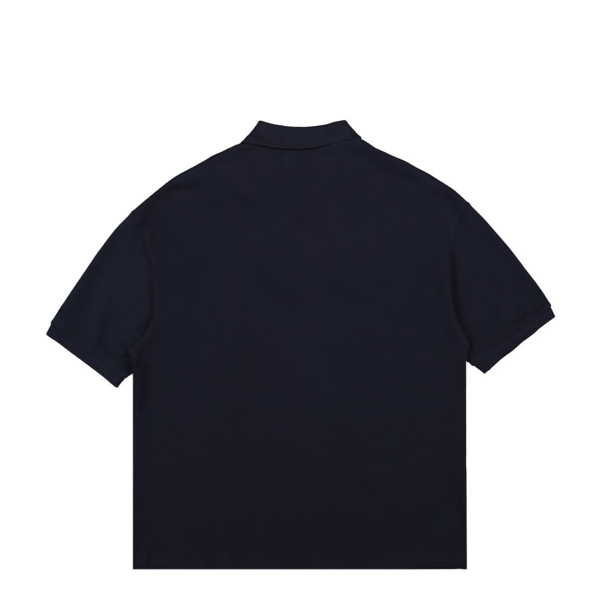 Fred Perry Oversized Printed Polo Shirt Blue,Red Detail view 2 | Gate