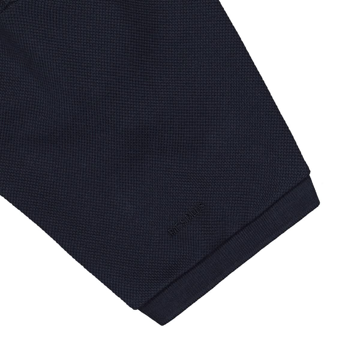 Fred Perry Oversized Printed Polo Shirt Blue,Red Detail view 4 | Gate
