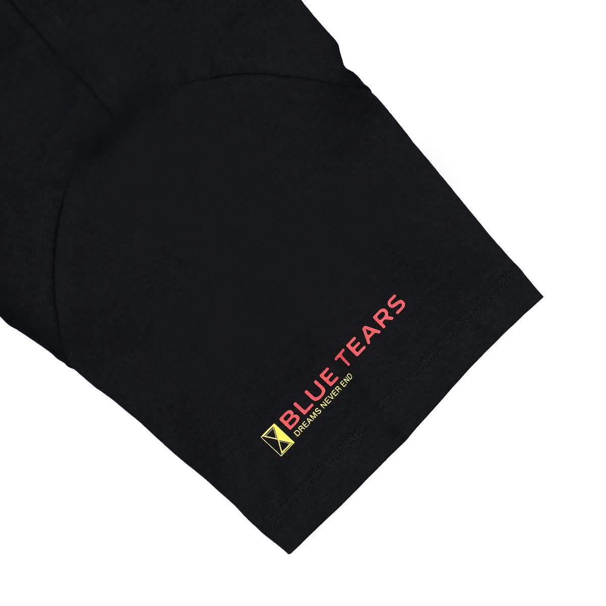 Fred Perry Printed Sleeve T-Shirt Black Detail view 4 | Gate