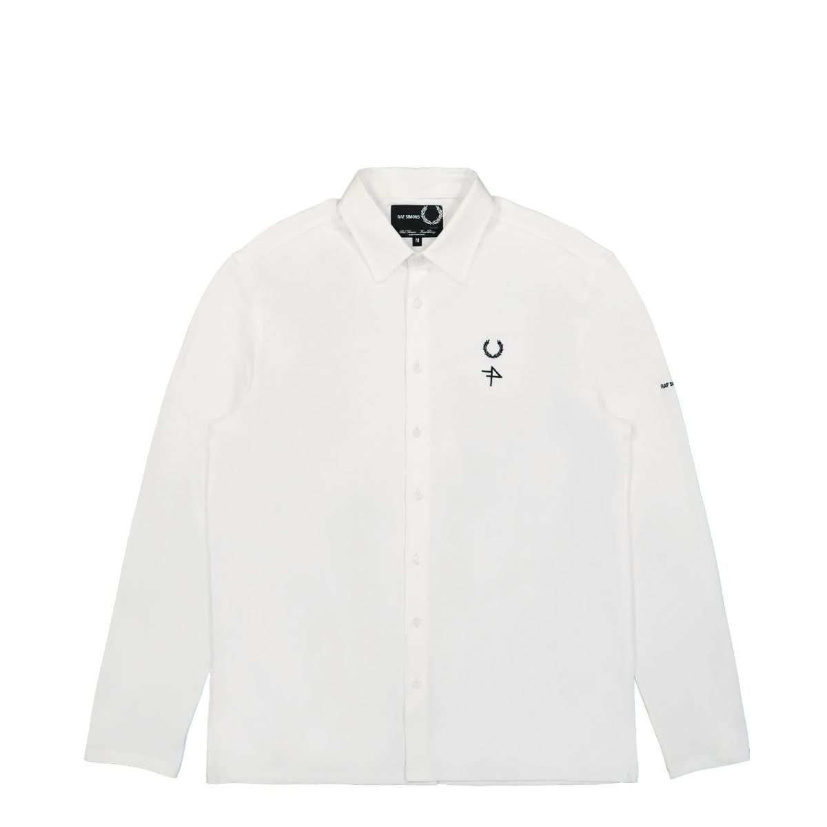 Fred Perry Jersey Shirt White Detail view 1 | Gate