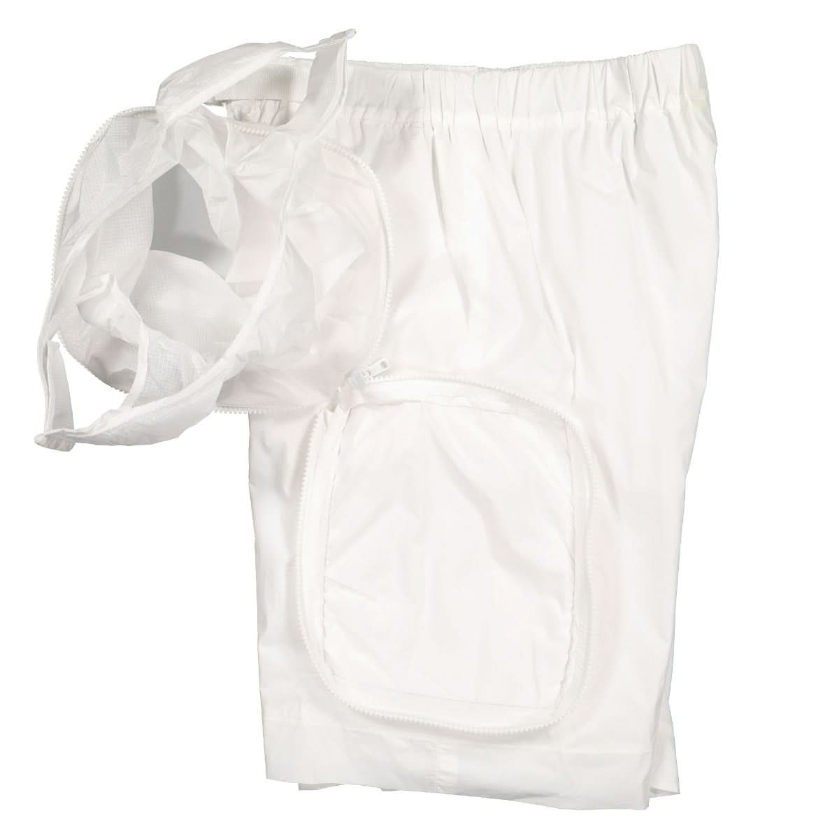 Studio ALCH Nylon Short with Removable Bag Pockets White Detail view 3 | Gate