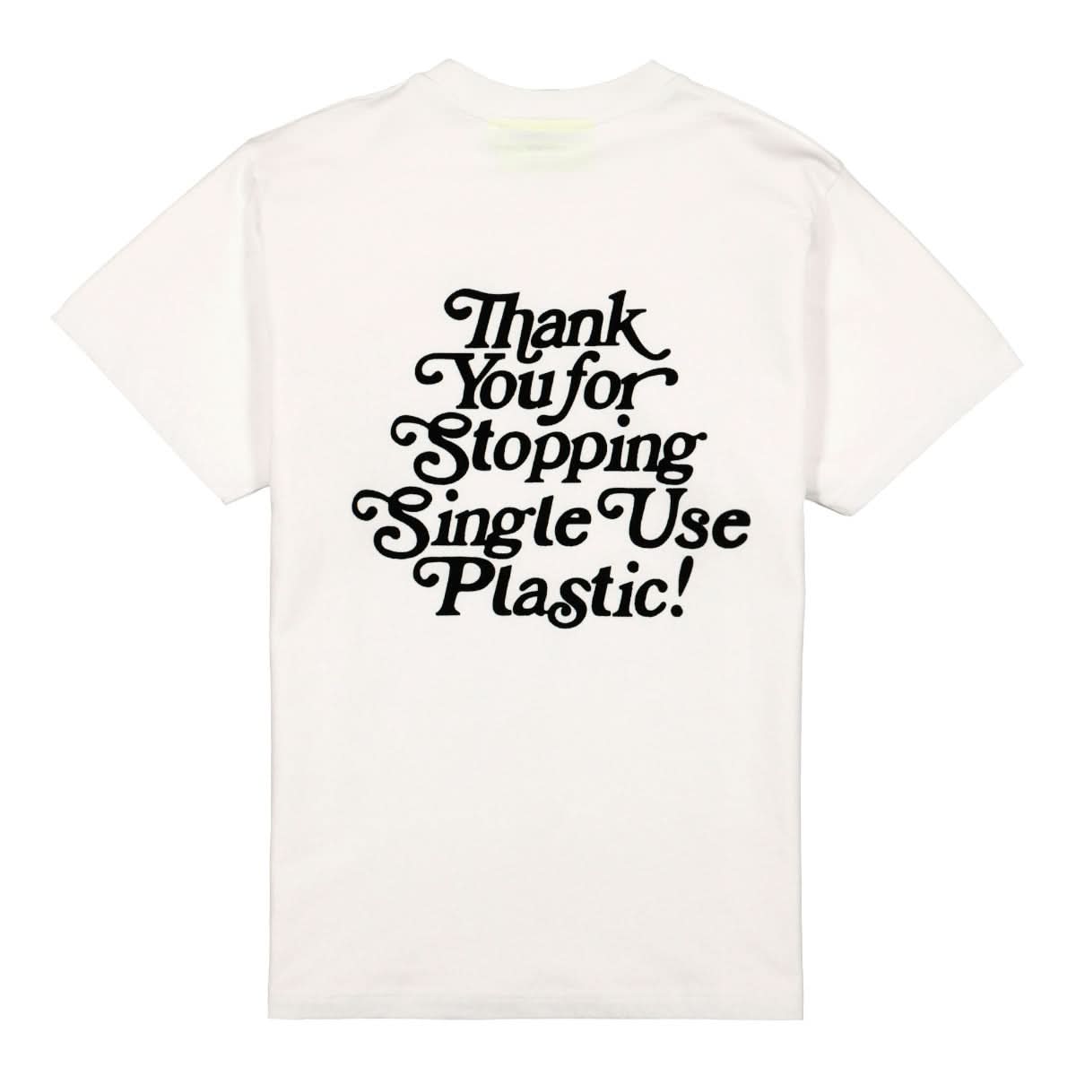 Studio ALCH T-Shirt with Flock Print White Detail view 2 | Gate