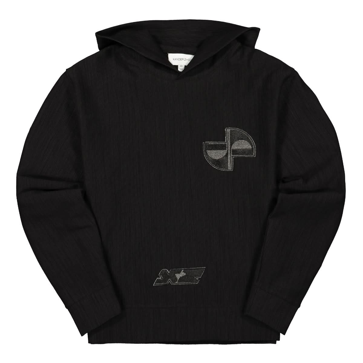 Xander Zhou Hoodie Black Detail view 1 | Gate