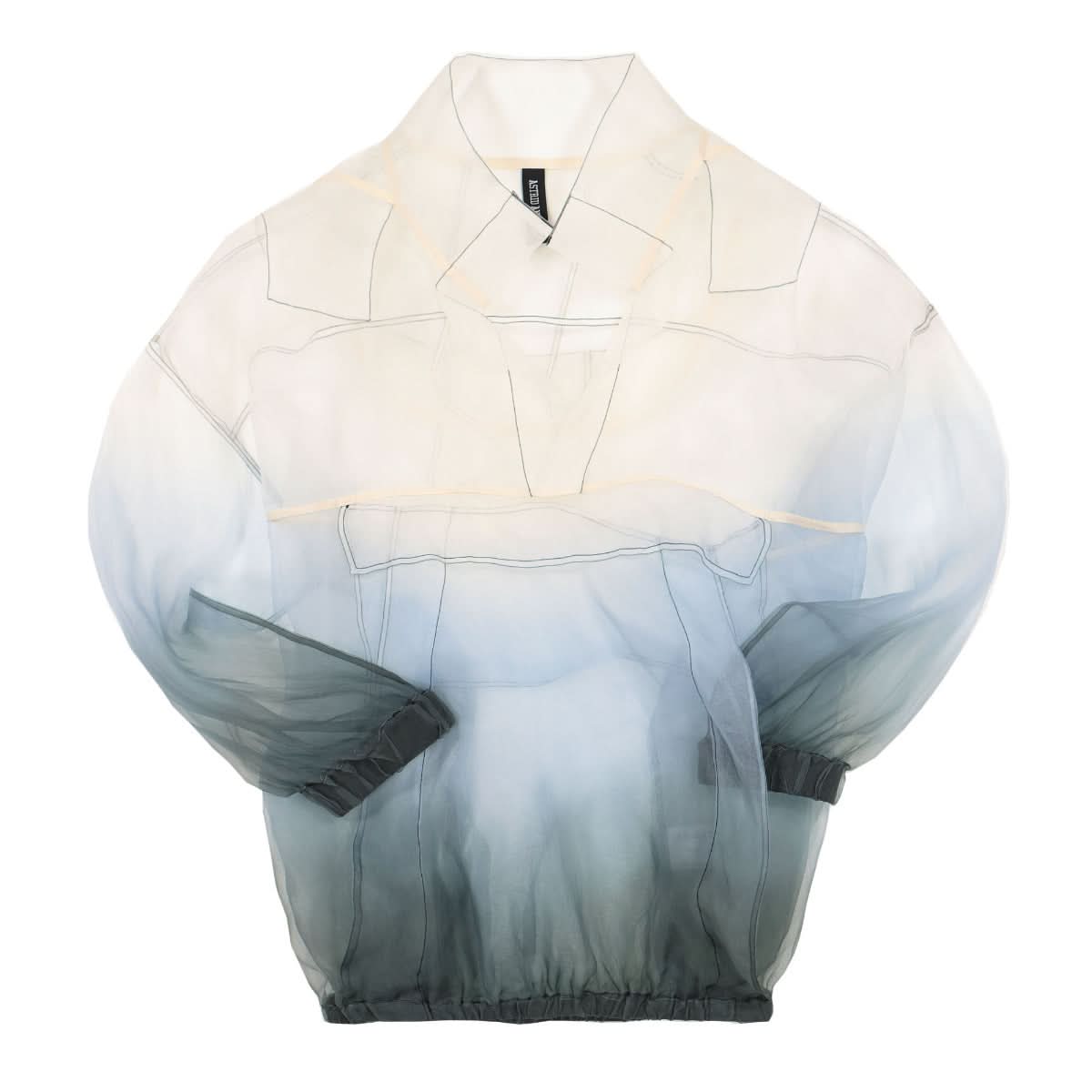 Astrid Andersen Oversized Anorak Black,Grey,Blue Detail view 1 | Gate