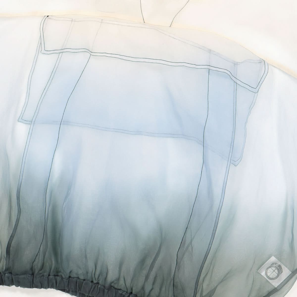 Astrid Andersen Oversized Anorak Black,Grey,Blue Detail view 3 | Gate