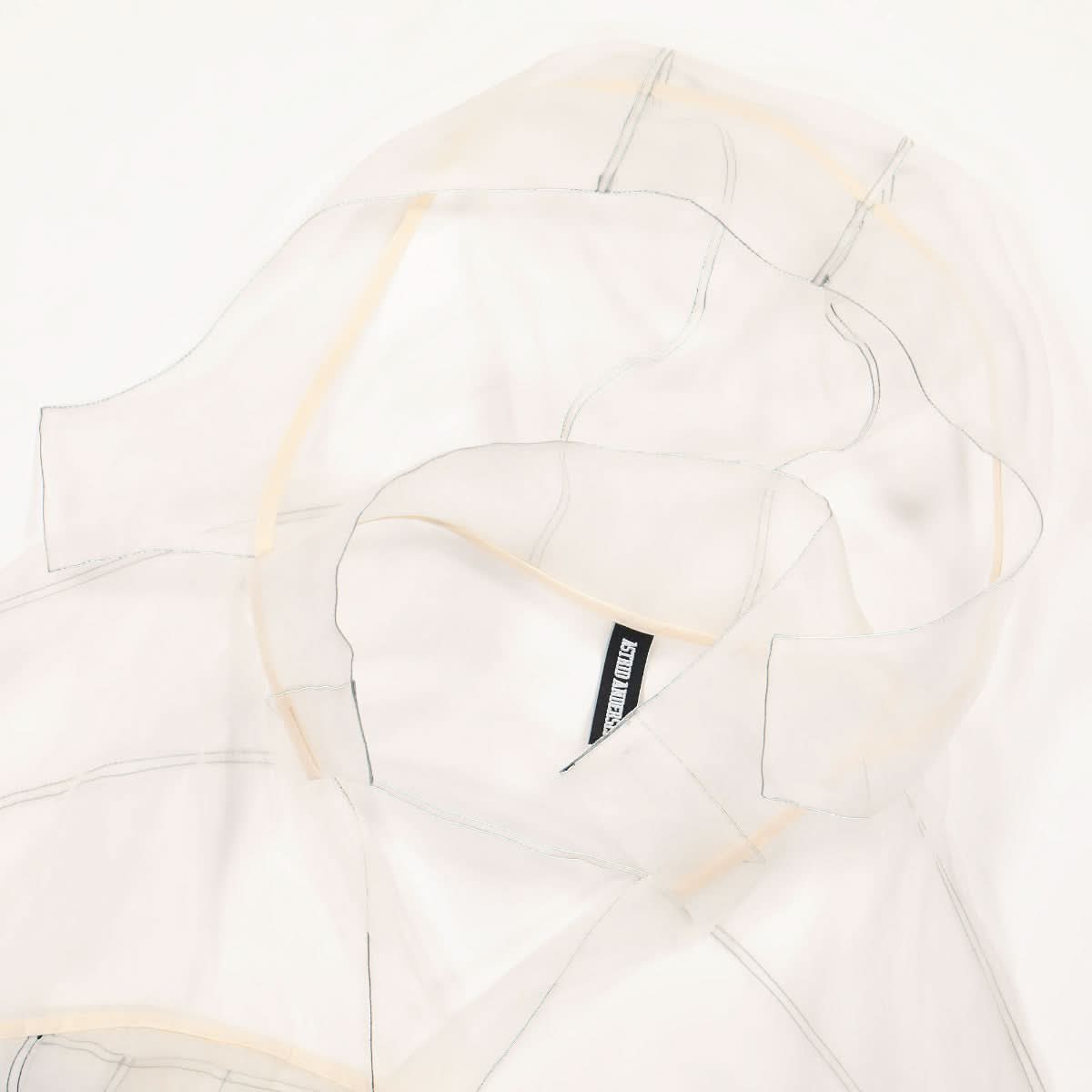Astrid Andersen Oversized Anorak Black,Grey,Blue Detail view 4 | Gate