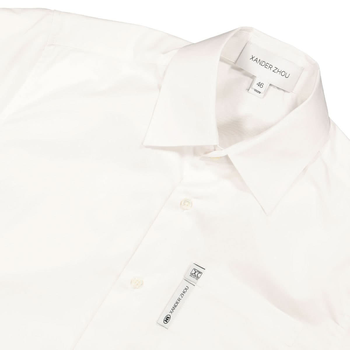 Xander Zhou Shirt Blue Detail view 3 | Gate