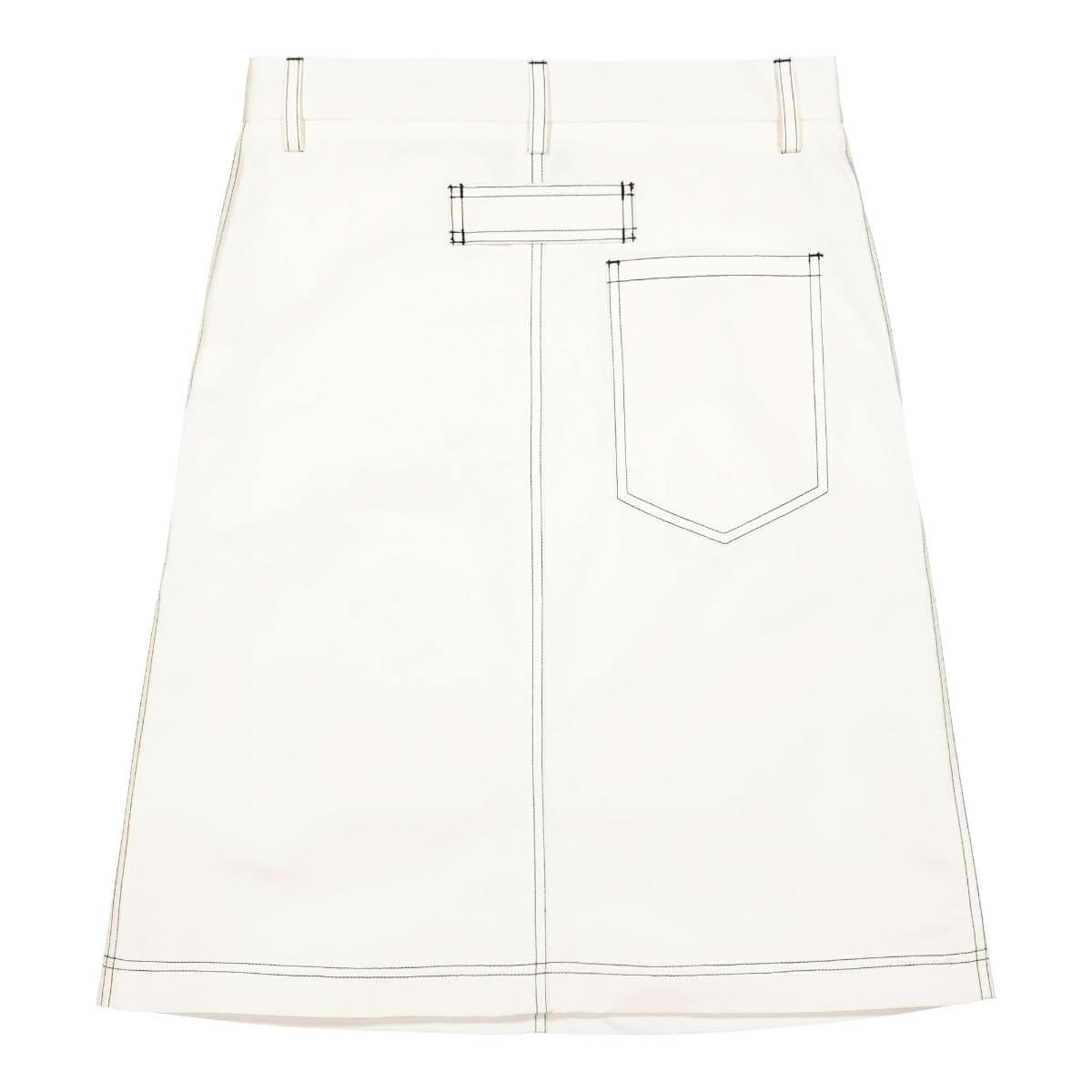 Xander Zhou Short Skirt White Detail view 2 | Gate