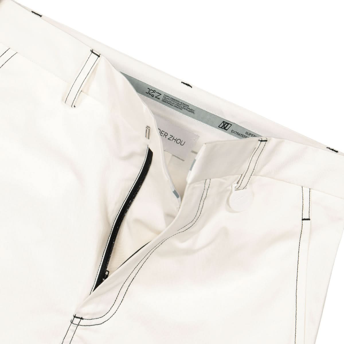 Xander Zhou Short Skirt White Detail view 3 | Gate