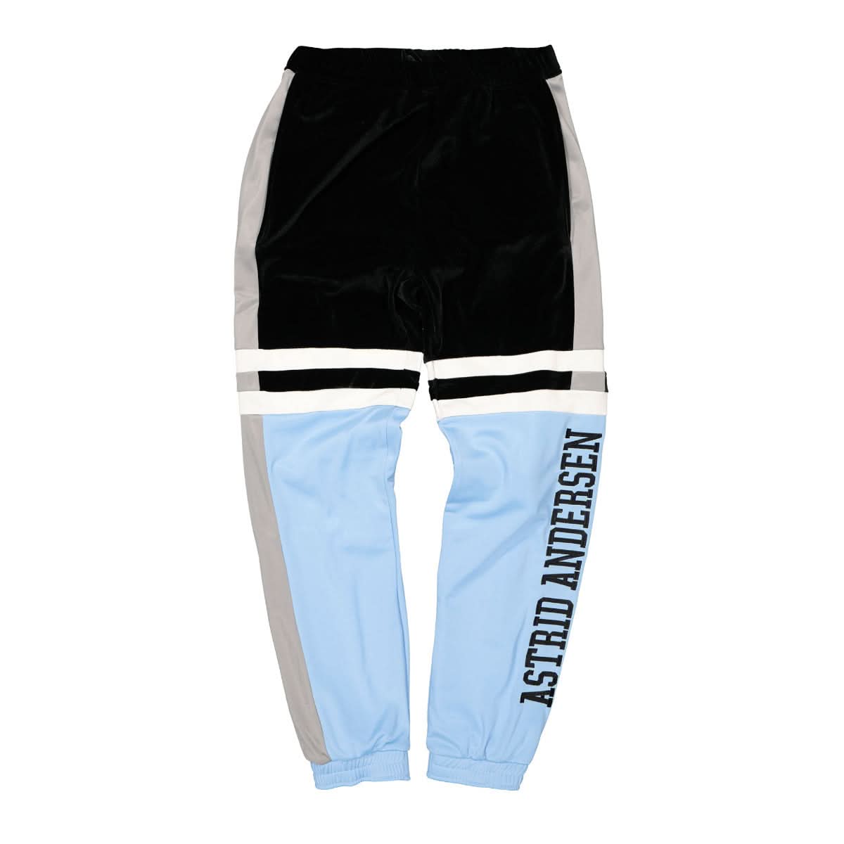 Astrid Andersen Track Trousers With Cuts Black,Grey,Blue Detail view 1 | Gate