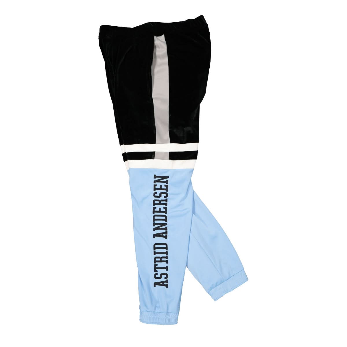 Astrid Andersen Track Trousers With Cuts Black,Grey,Blue Detail view 3 | Gate