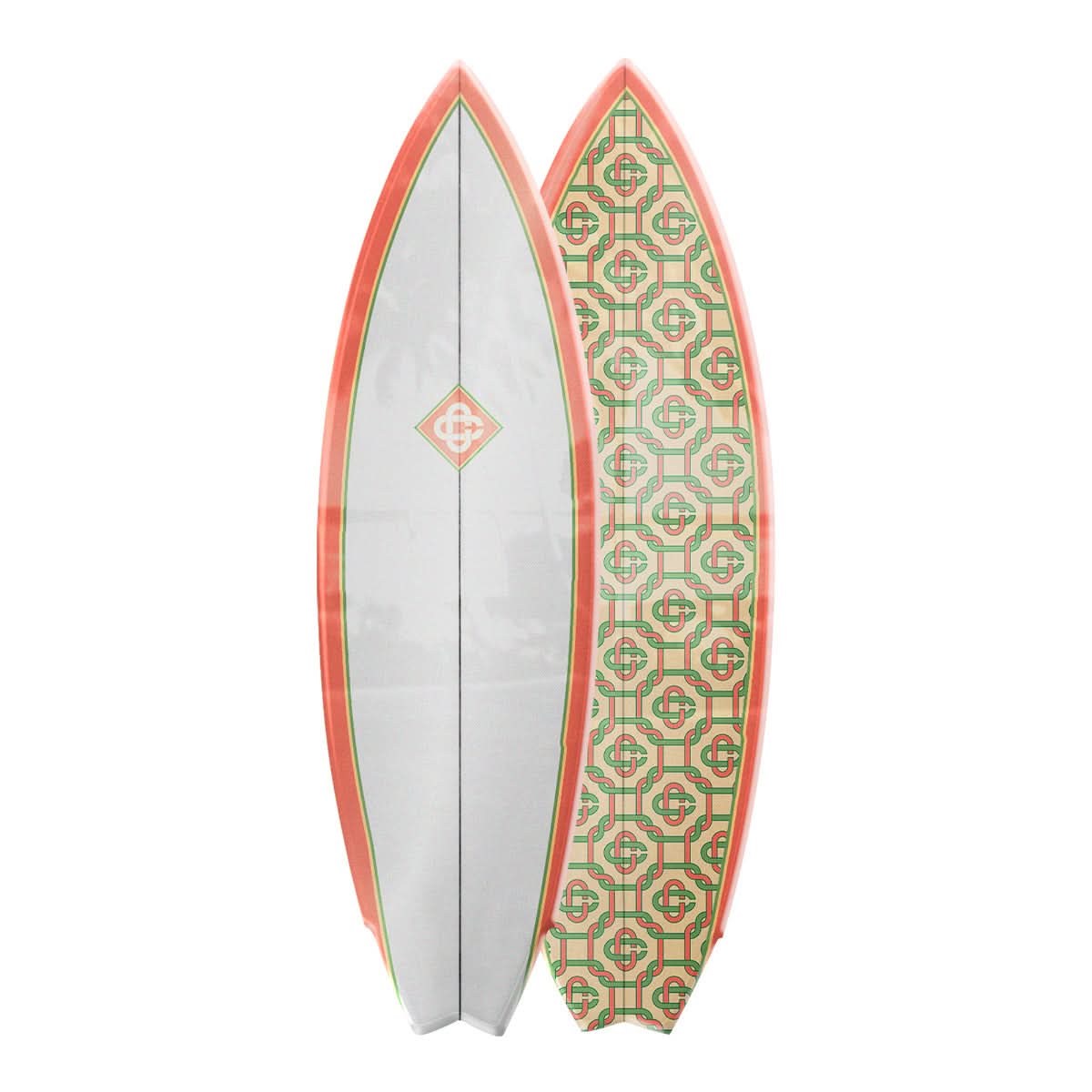 Casablanca Handmade Retro Twin Surf Board Multicolor Detail view 1 | Gate