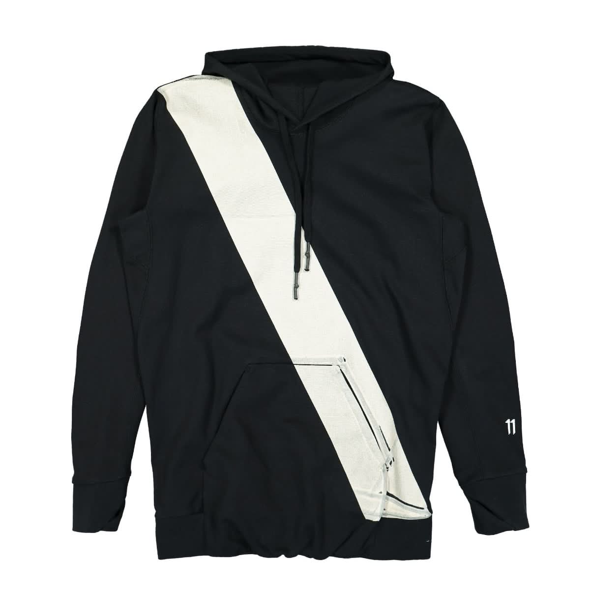 11 By Boris Bidjan Saberi Hoodie Black,Grey Detail view 1 | Gate