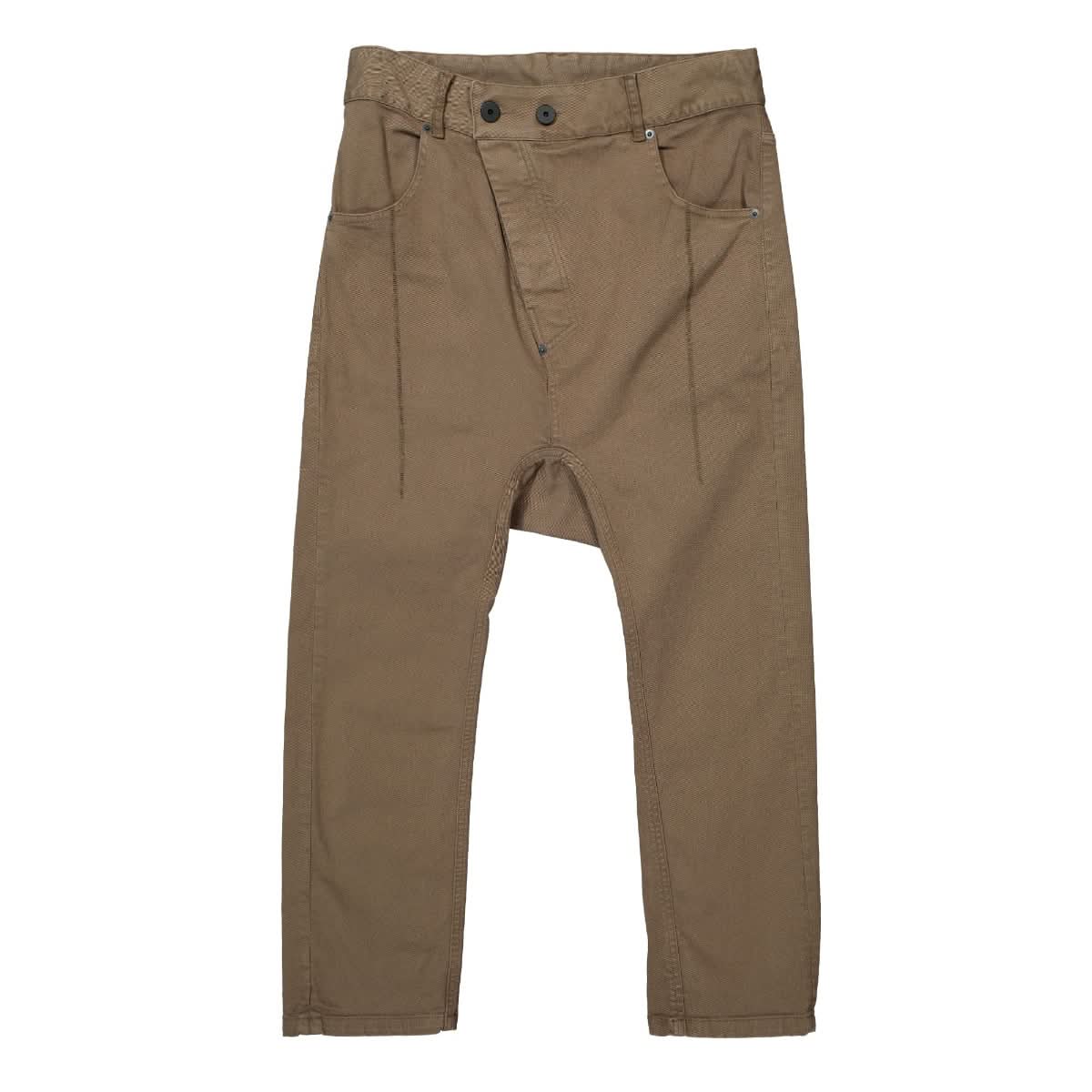 11 By Boris Bidjan Saberi Pants Brown Detail view 1 | Gate