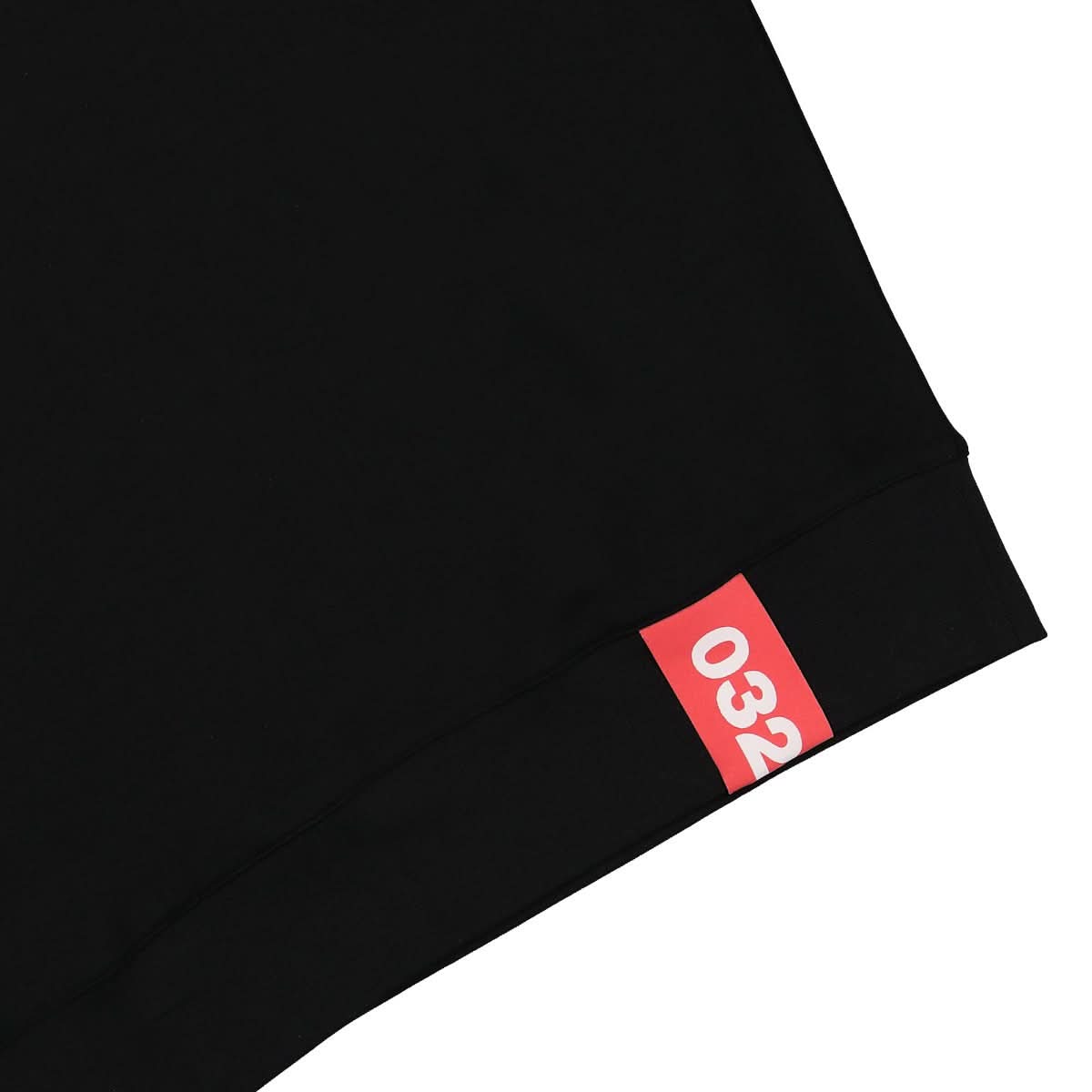 032c Taped Crewneck Longsleeve Black Detail view 4 | Gate