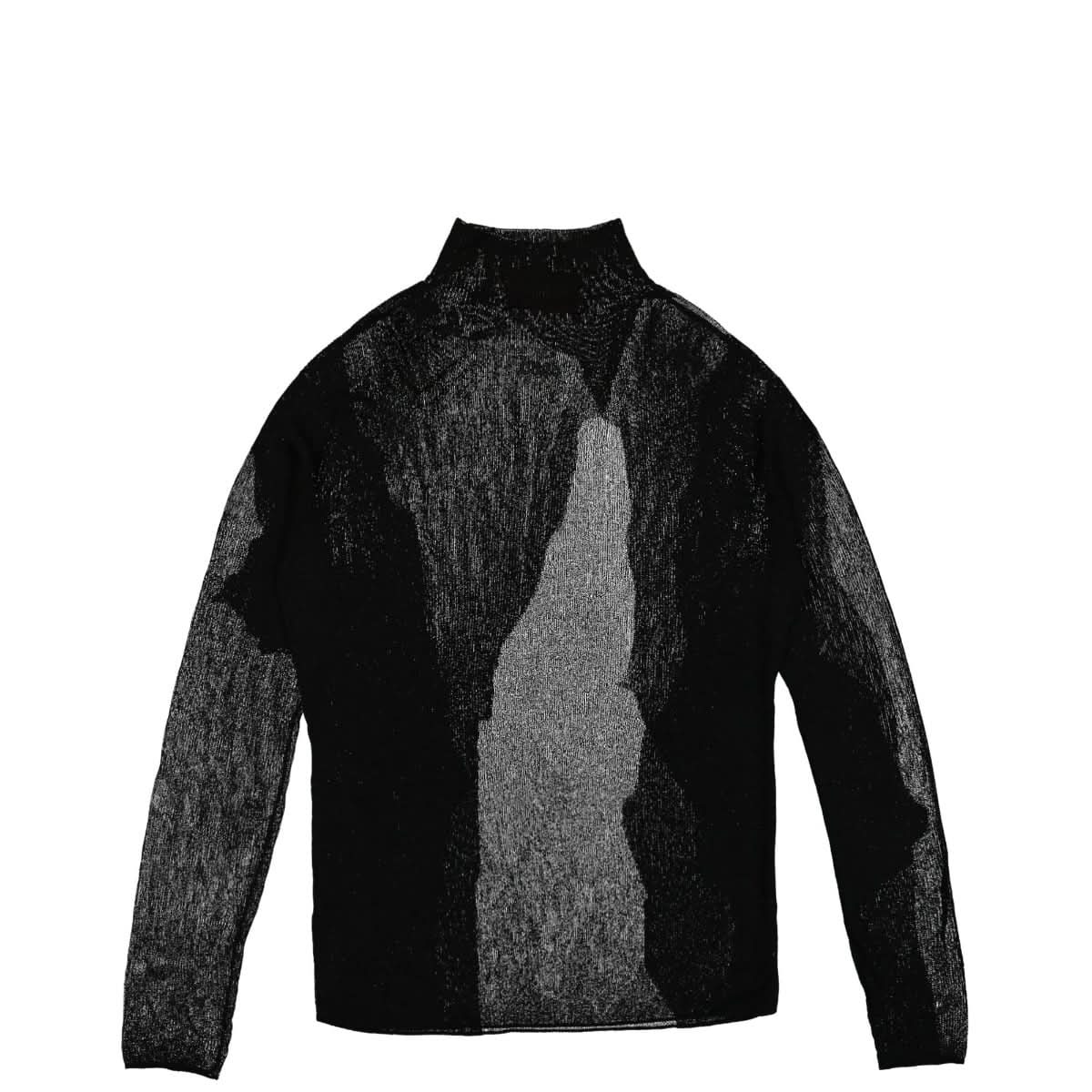 032c 'Visibility' Knit Turtleneck Black Detail view 2 | Gate