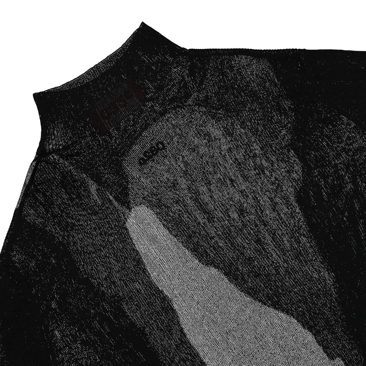 032c 'Visibility' Knit Turtleneck Black Detail view 3 | Gate