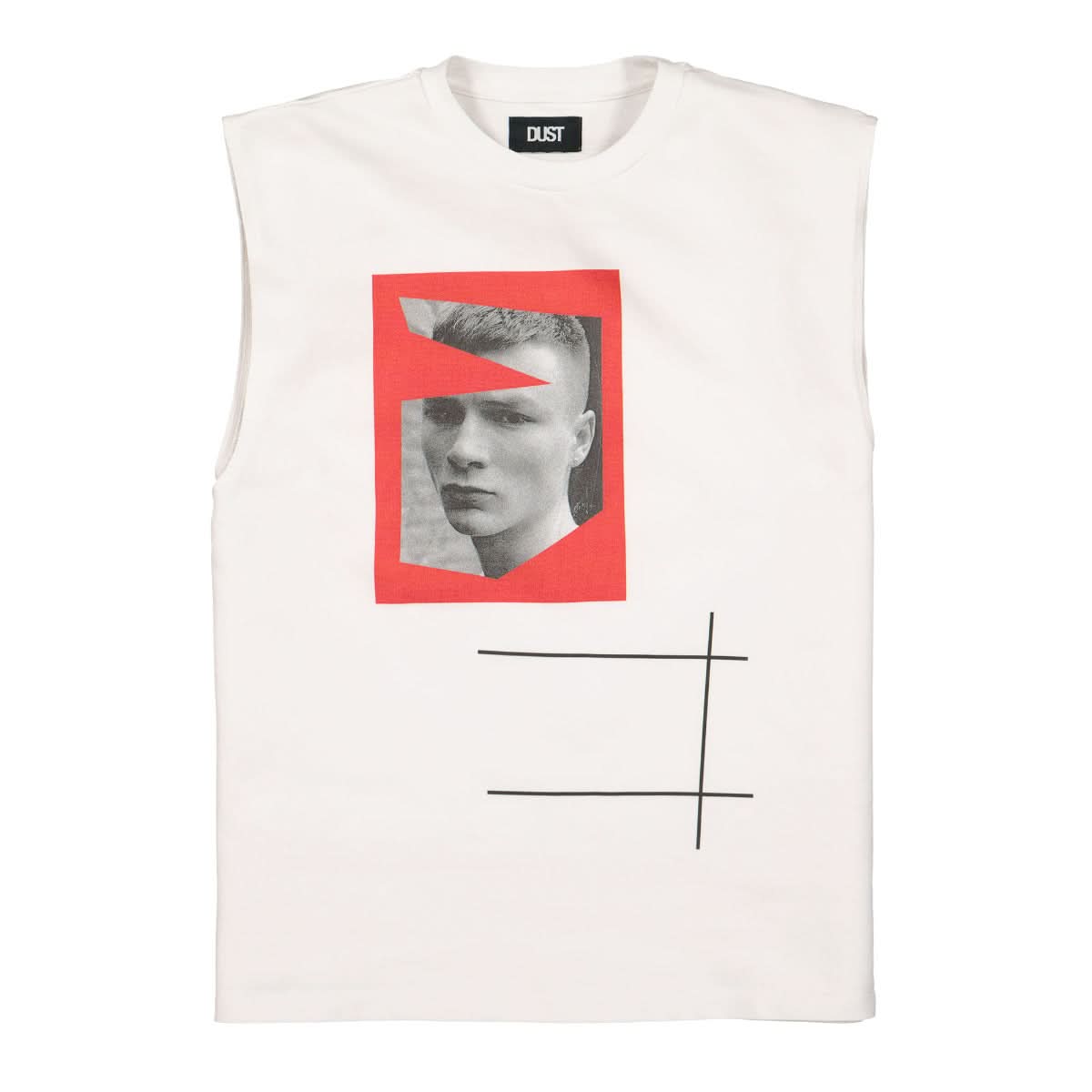 Dust Style 3 Face Tee White Detail view 1 | Gate