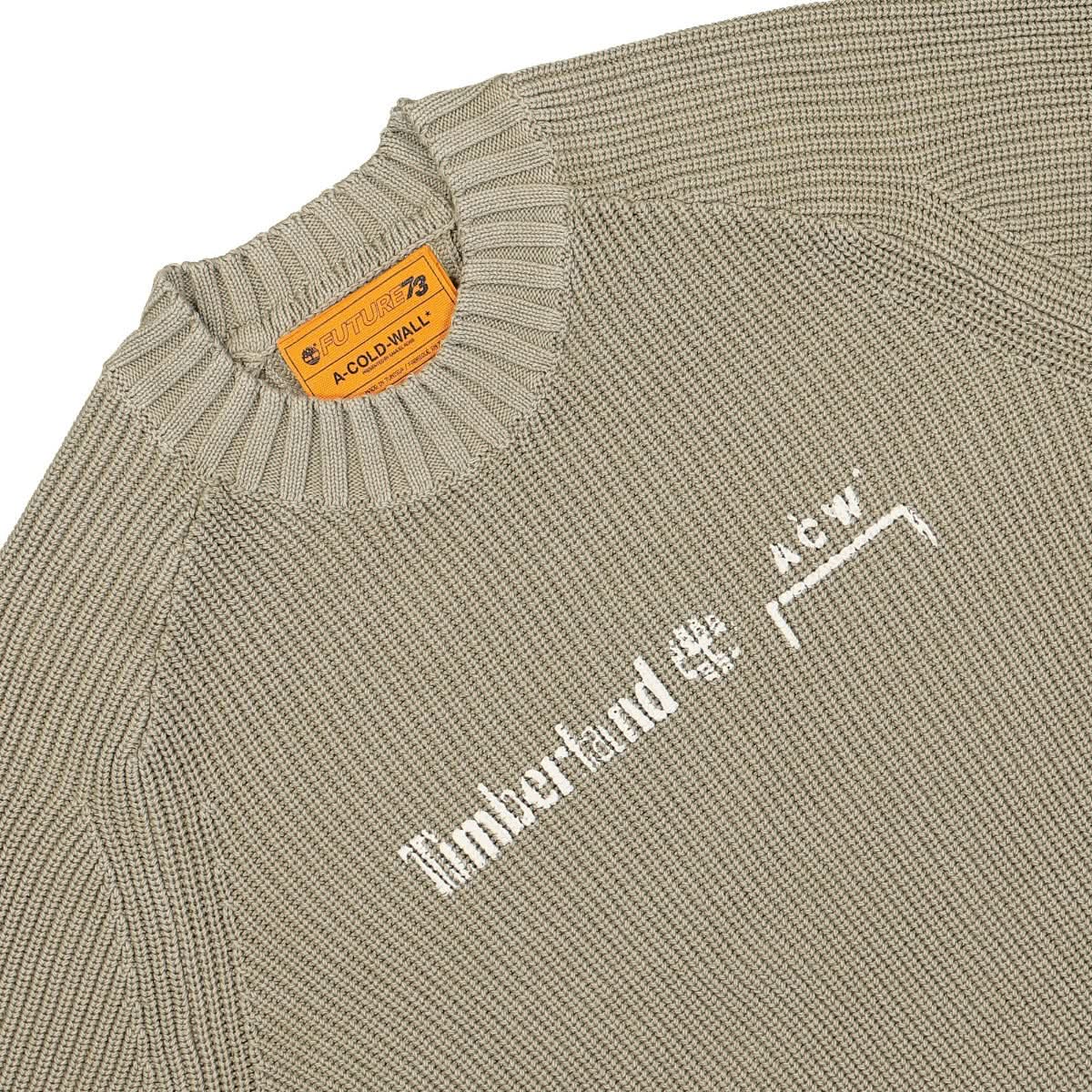 Timberland A COLD WALL x Fisherman Knit Jumper Brown,Grey Detail view 3 | Gate