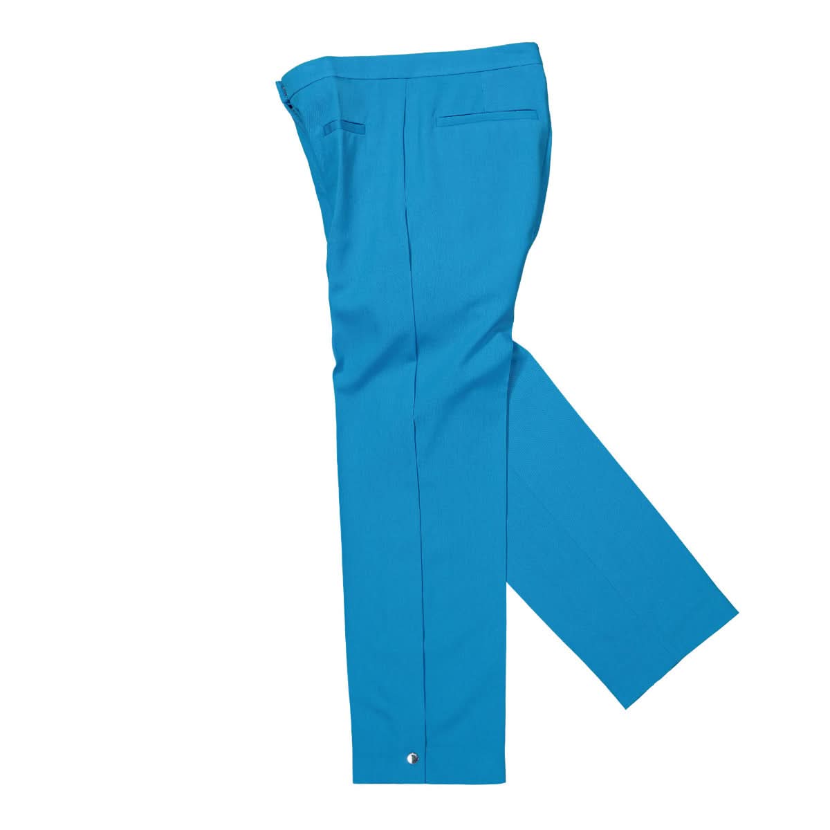JW Anderson Slim Leg Trousers Blue Detail view 3 | Gate