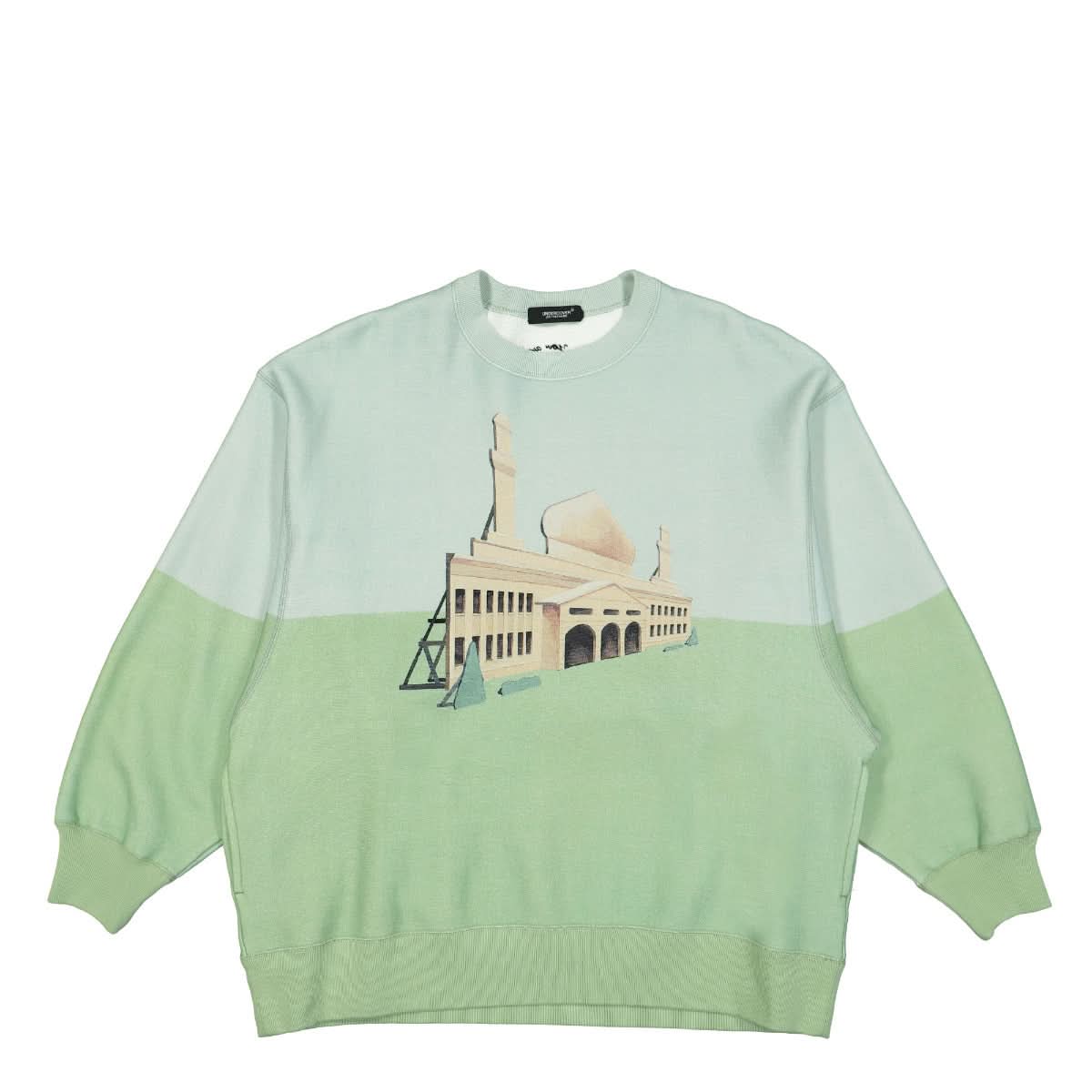 Undercover Sweatshirt Green Detail view 1 | Gate